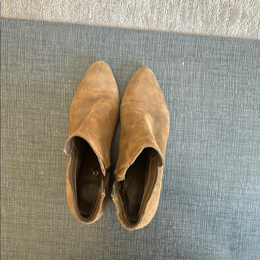 Stylish Brown Suede Ankle Boots